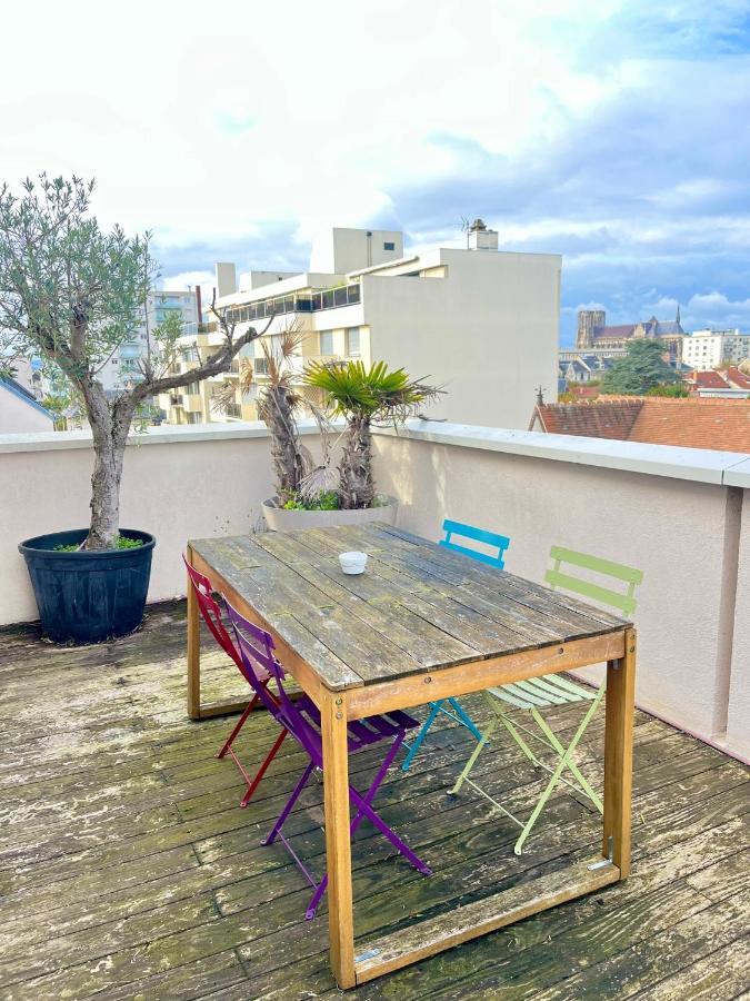 Апартаменты Lagrive - Avec Vue Panoramique Реймс Экстерьер фото